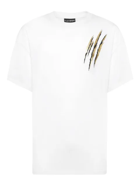 Plein Sport graphic-print T-shirt White FAECMTK8356STE001N