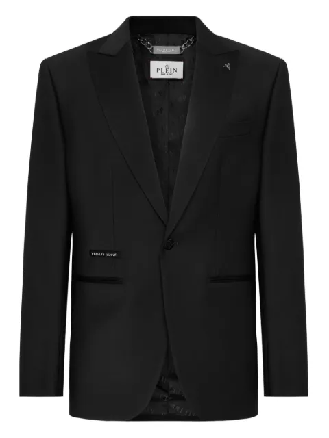 Philipp Plein single-breasted blazer Black FAECMRF2064PTE076N