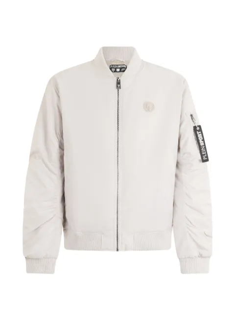 Plein Sport Icon bomber jacket Neutrals FAECMRB2912SNY003N