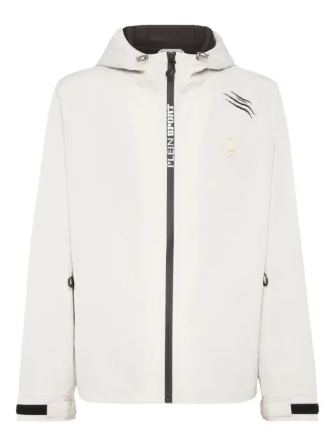 Plein Sport hooded windbreaker Neutrals FAECMRB2865SXV005N