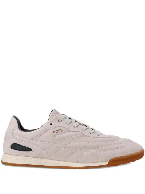 BOSS suede-panelled sneakers Neutrals 50536523