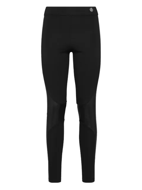 Philipp Plein faux-leather leggings Black FAECWJT2135PTE003N