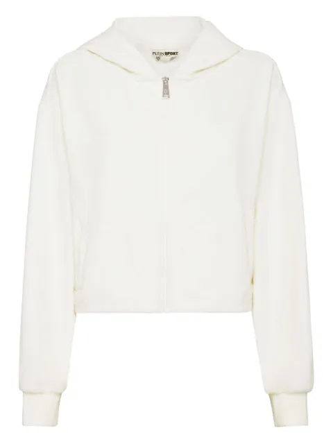 Plein Sport sponge hoodie sweatshirt Neutrals FAECWJB1878STE003N
