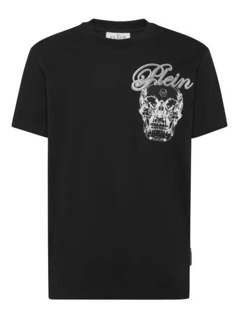 Philipp Plein skull-graphic T-shirt Black FAECMTK8530PJY002N