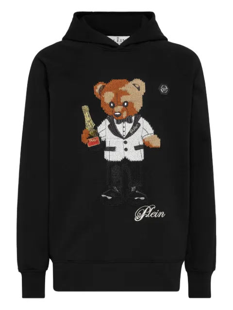 Philipp Plein hoodie Teddy Waiter Black FAECMJB3788PTE003N