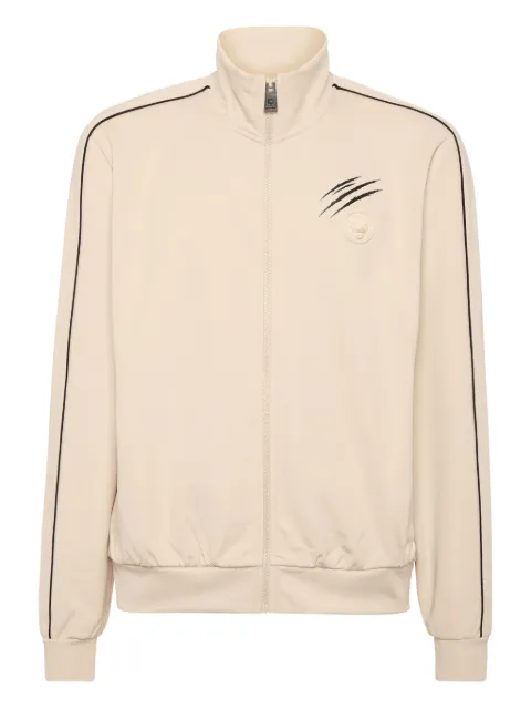 Plein Sport zip-up track jacket Neutrals FAECMJB3816STE003N