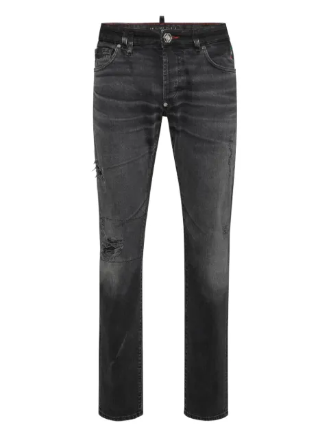 Philipp Plein straight supreme cut jeans Hexagon Black FAECMDT4144PDE004N