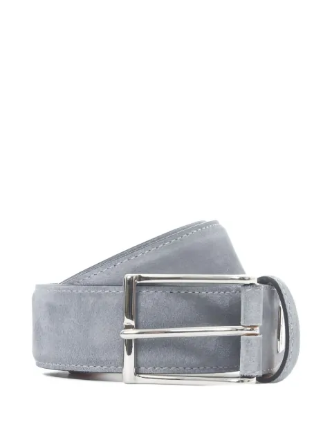 Santoni suede belt Blue CM35VS003B91EACDG10