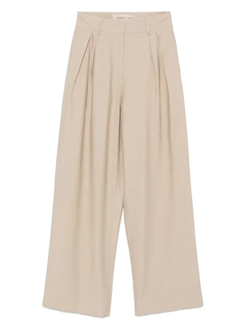 Blanca Vita pleated trousers Neutrals POGIA9724