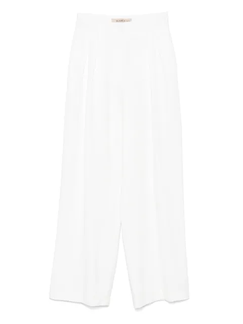 Blanca Vita pleated trousers White POGIA9724