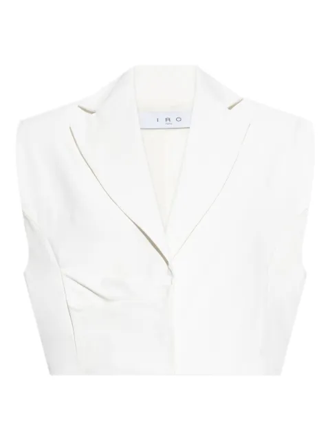 IRO cropped jacket White WM07BALNY
