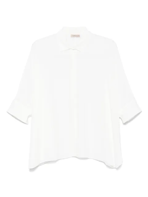 Blanca Vita batwing-sleeves shirt White COJY7504