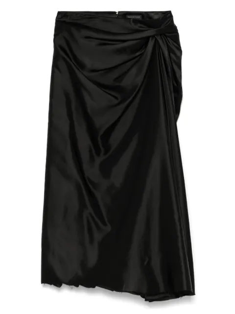 Balenciaga satin midi dress Black 831248TSO91