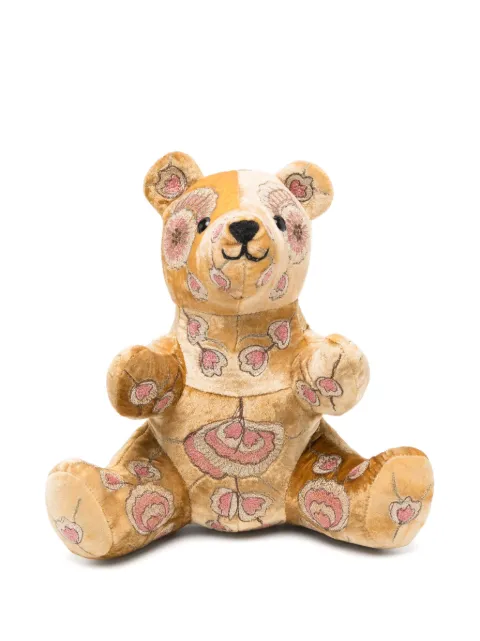 Anke Drechsel bear big embroidered soft toy Brown 1006190