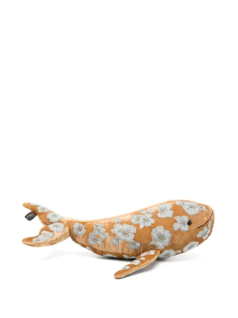 Anke Drechsel whale embroidered soft toy Brown 1006750