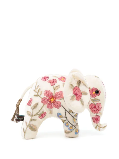 Anke Drechsel elephant embroidered soft toy Neutrals 1005940