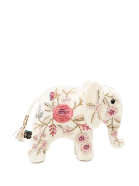 Anke Drechsel mini elephant embroidered soft toy Neutrals 1006137