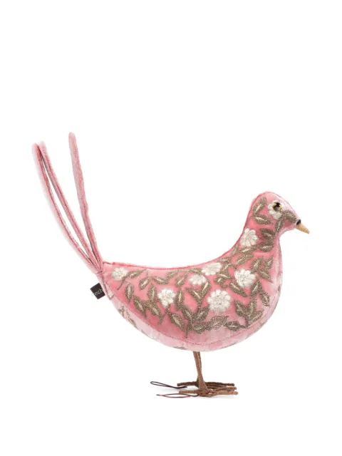 Anke Drechsel dove embroidered soft toy Pink 1006795