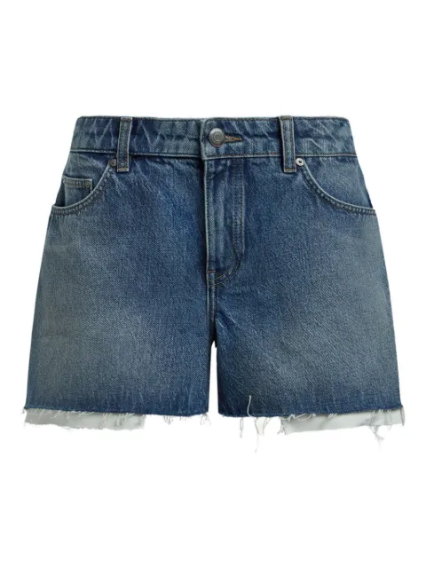 12 STOREEZ distressed denim shorts Blue 131171