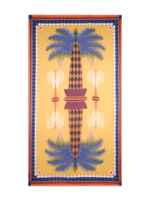 ETRO x Agostino Iacurdi maxi printed scarf Neutrals WATA0006AKA83