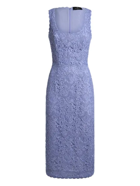 ETRO macramé mini dress Purple WRHA0412AV744