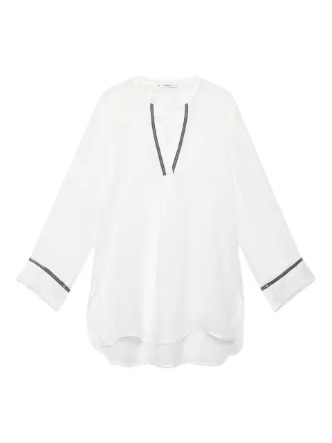 MALIPARMI V-neck blouse White JM5548