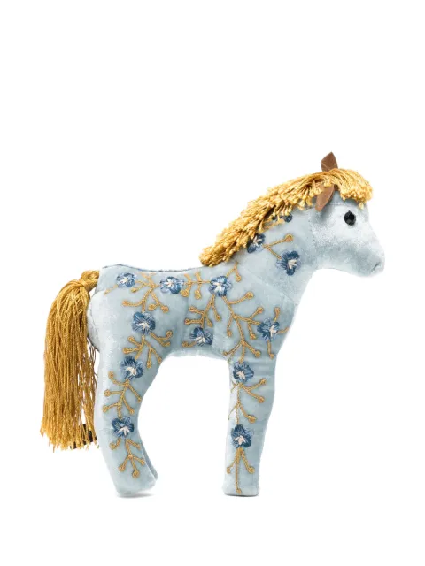 Anke Drechsel horse embroidered soft toy Blue 1005671