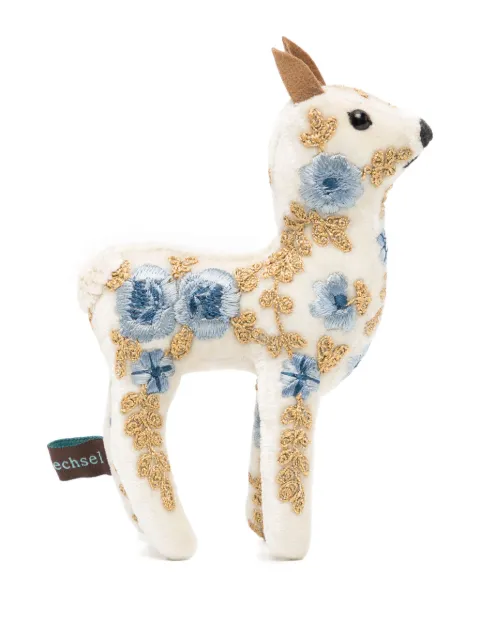 Anke Drechsel bambi mini embroidered soft toy Neutrals 1005586