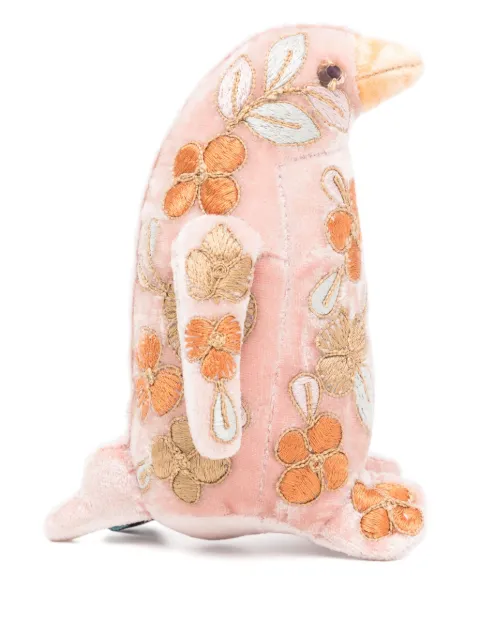 Anke Drechsel penguin small embroidered soft toy Pink 1005810