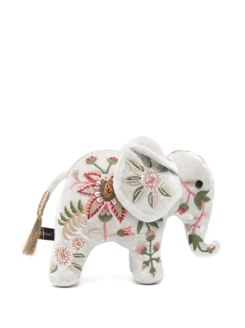 Anke Drechsel mini elephant embroidered soft toy Blue 1005934