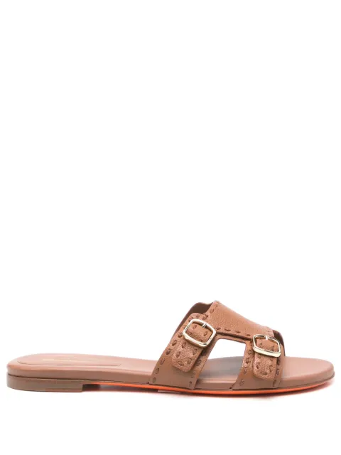 Santoni leather sandals Brown WHPF71461HA1TWKAM40