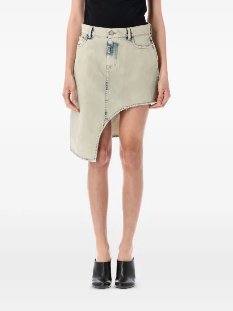 Coperni asymmetrical denim skirt Grey COPJ89F2035