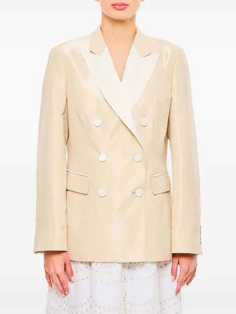 Alberto Biani double-breasted blazer Neutrals IV821PL6117