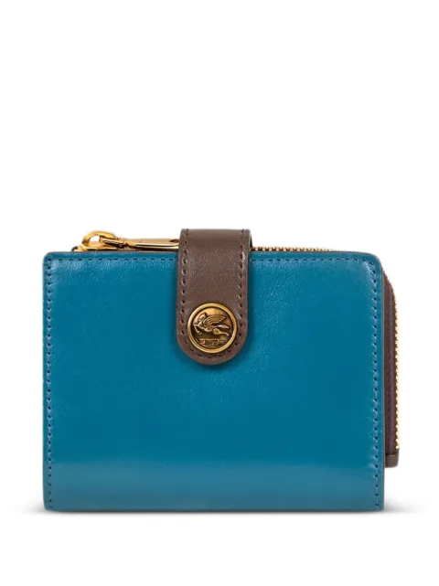 ETRO small leather wallet Blue WP2D0014AP287