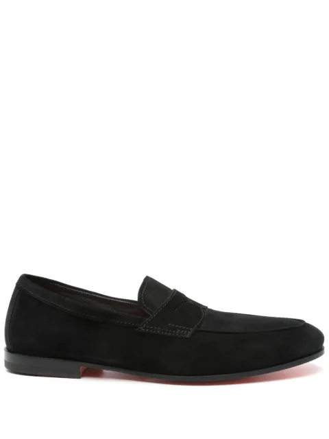 Santoni suede loafers Black MCNG18837SA4SEAAN01
