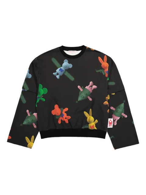 Walter Van Beirendonck Toyterror Sweat Super OS sweater Black 8025CC33