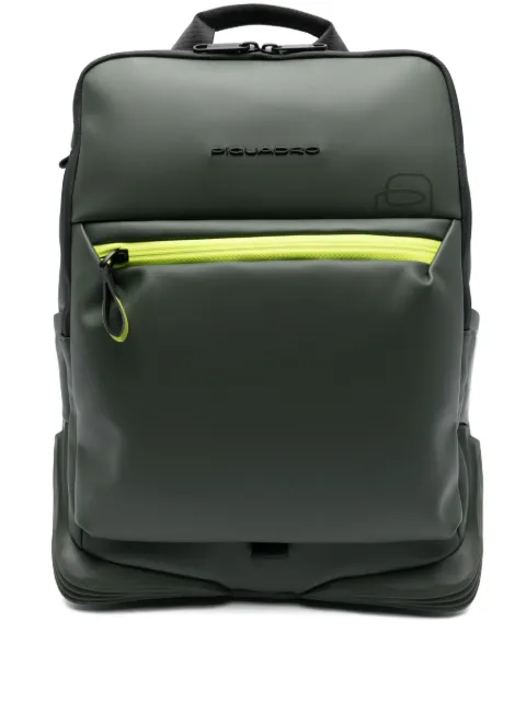 PIQUADRO water-resistant laptop backpack Green CA6464C2OWVE