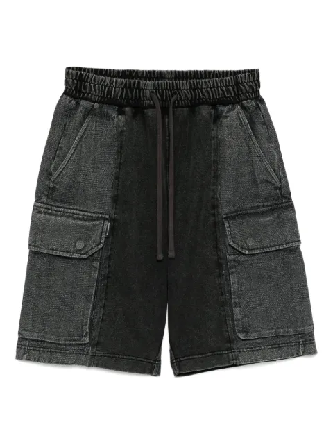 FIVE CM logo-patch cargo shorts Black 5CXSPM00199Y