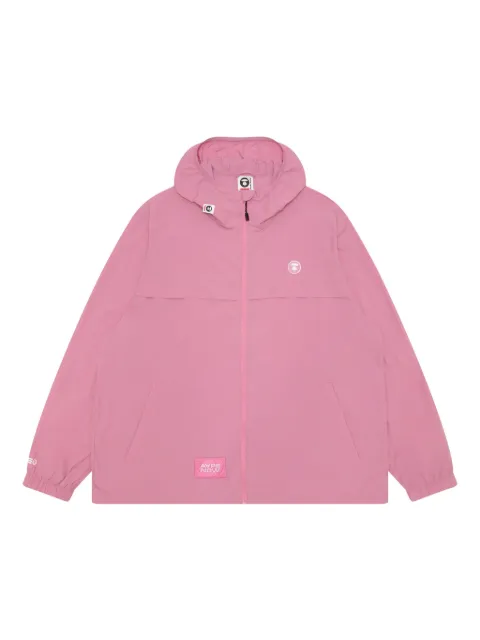 AAPE BY *A BATHING APE® lightweight hooded jacket Pink ALJ7716XXO