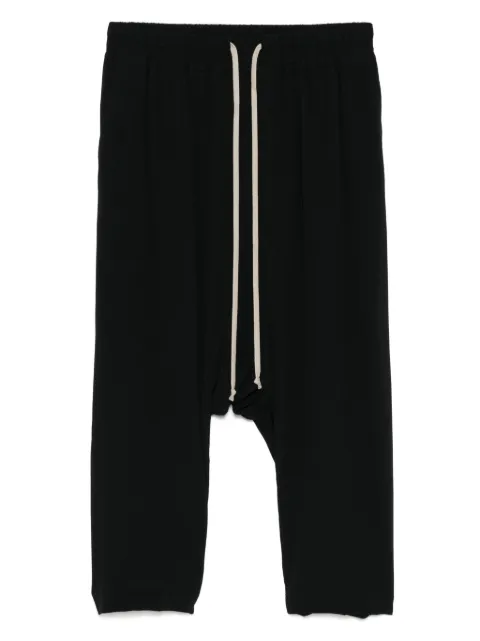 Rick Owens drawstring cropped trousers Black RP01E7308CC