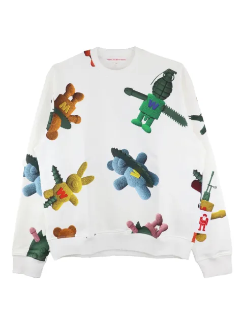 Walter Van Beirendonck printed sweatshirt White ART8023