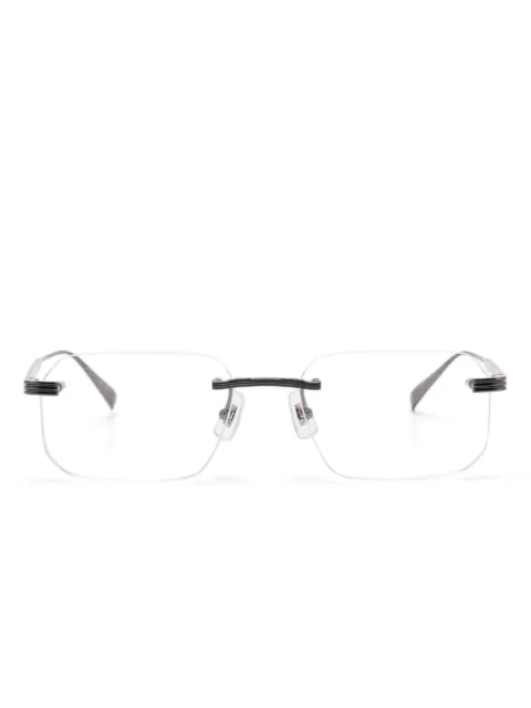 Dunhill rectangle-frame glasses Black DU0104O