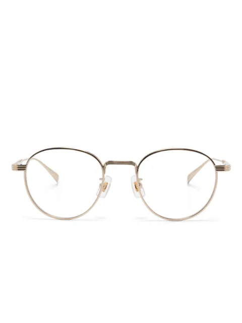 Dunhill round-frame glasses Gold DU0102O