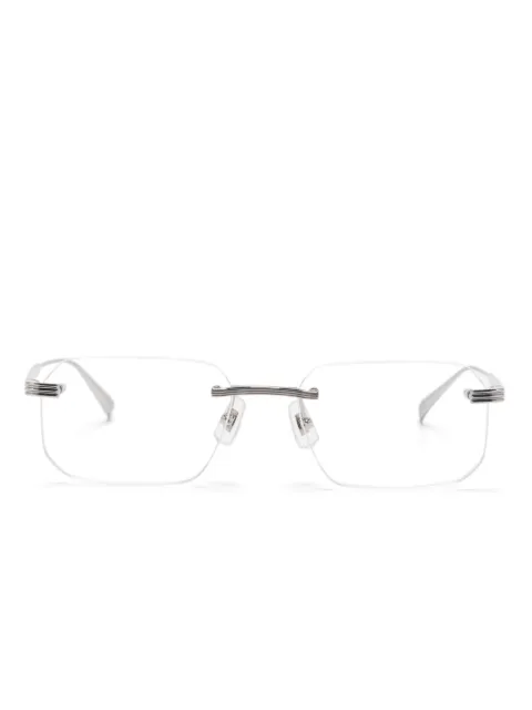 Dunhill square-frame glasses Silver DU0104O