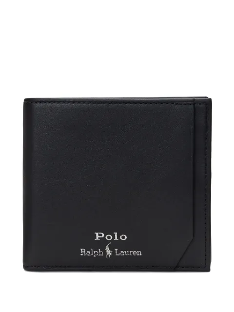 Polo Ralph Lauren medium billfold coin wallet Black 405963229001