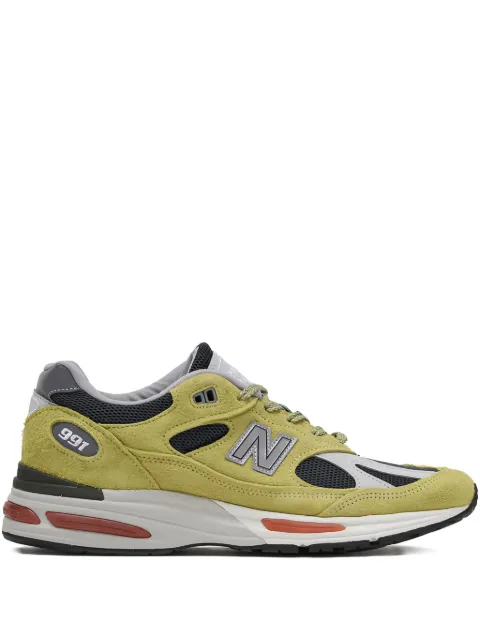 New Balance 991v2 "Silver Blue" sneakers Yellow U991GT2