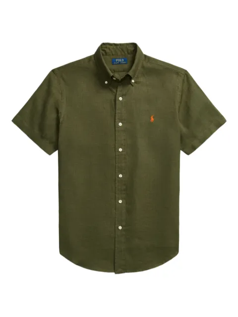 Polo Ralph Lauren custom fit linen shirt Green 710968912002