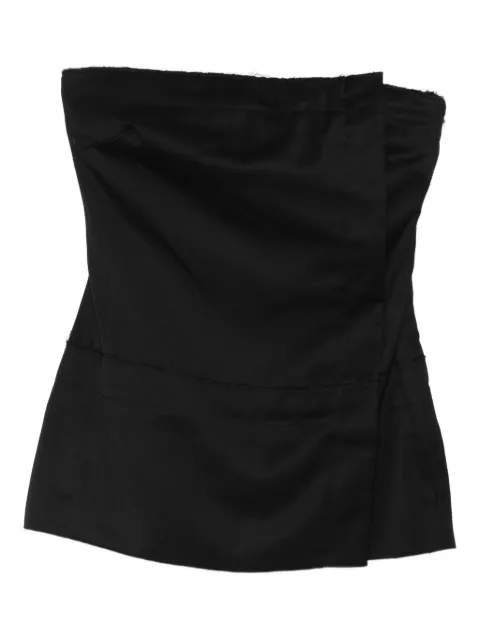 ENTIRE STUDIOS asymmetrical tube top Black ESWW258022BL