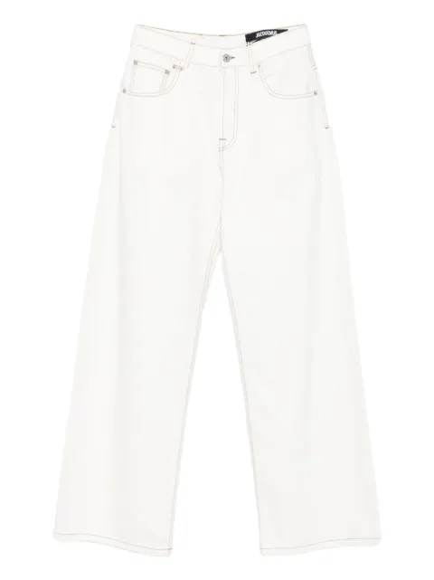 Jacquemus Le De-Nîmes large jeans White PAW00036AD00040