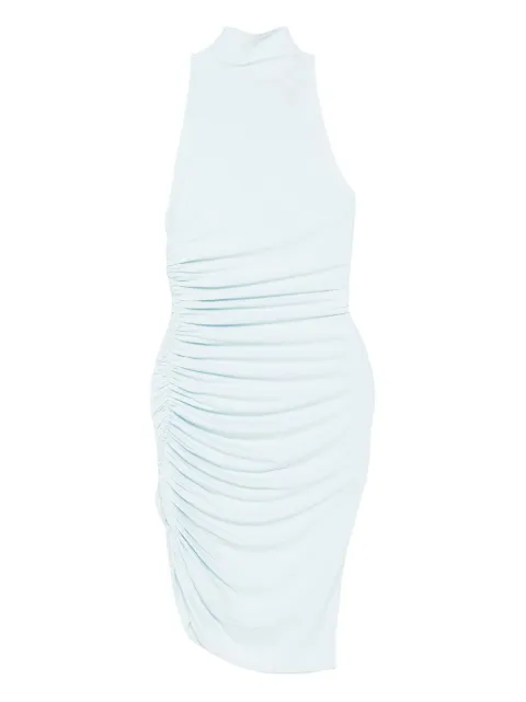 Jacquemus high-neck ruched dress Blue DRW00731AW00211